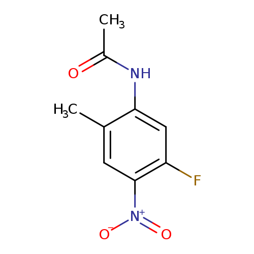 CC(=O)Nc1cc(F)c(cc1C)[N+](=O)[O-]