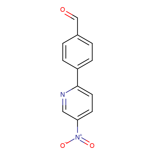 O=Cc1ccc(cc1)c1ccc(cn1)[N+](=O)[O-]