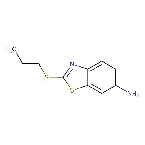 CCCSc1nc2c(s1)cc(cc2)N