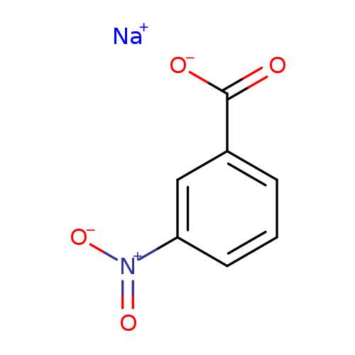 [O-]C(=O)c1cccc(c1)[N+](=O)[O-].[Na+]