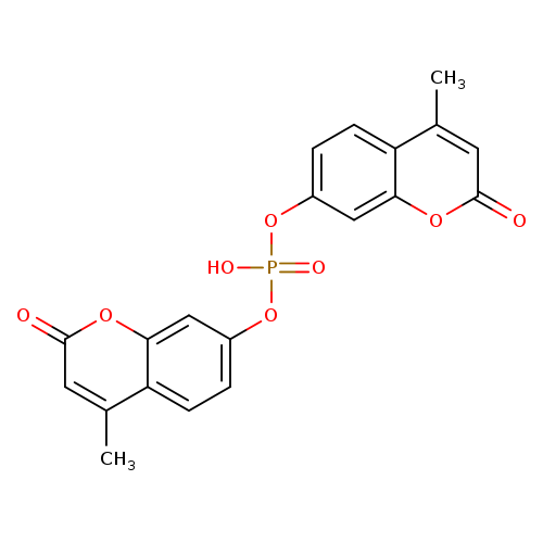 O=c1cc(C)c2c(o1)cc(cc2)OP(=O)(Oc1ccc2c(c1)oc(=O)cc2C)O