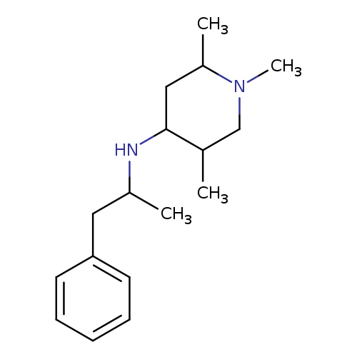 CC(Cc1ccccc1)NC1CC(C)N(CC1C)C
