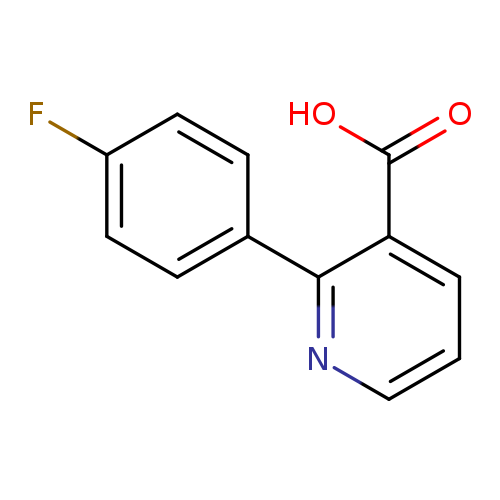 Fc1ccc(cc1)c1ncccc1C(=O)O