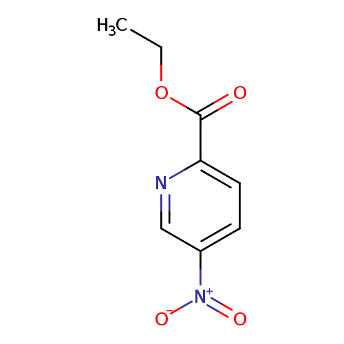 CCOC(=O)c1ccc(cn1)[N+](=O)[O-]