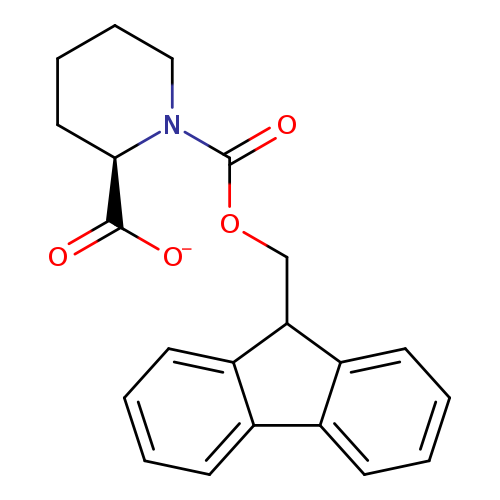 [O-]C(=O)[C@H]1CCCCN1C(=O)OCC1c2ccccc2c2c1cccc2