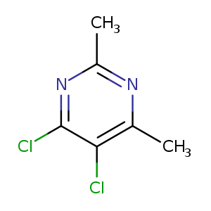 Cc1nc(C)c(c(n1)Cl)Cl