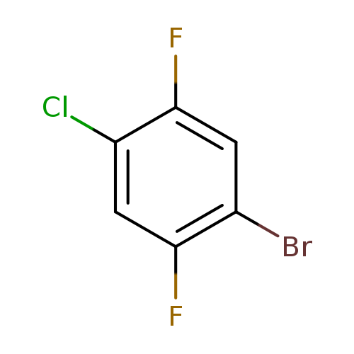 Fc1cc(Br)c(cc1Cl)F