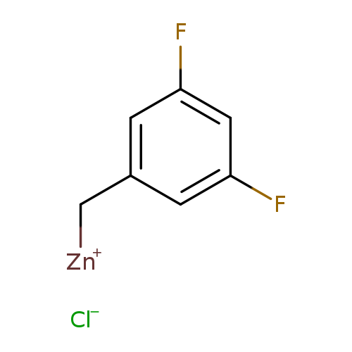 [Zn+]Cc1cc(F)cc(c1)F.[Cl-]