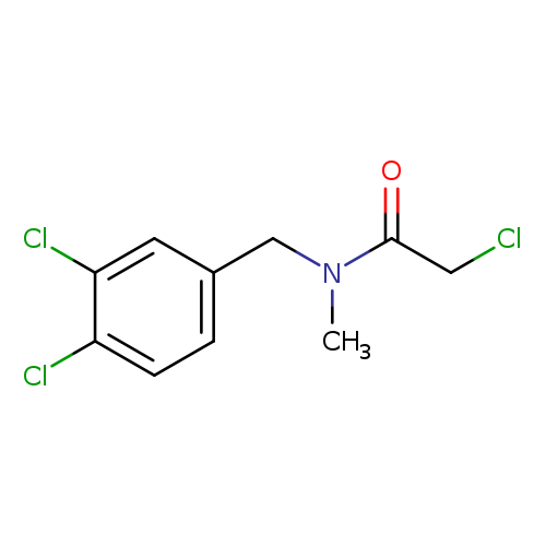 ClCC(=O)N(Cc1ccc(c(c1)Cl)Cl)C