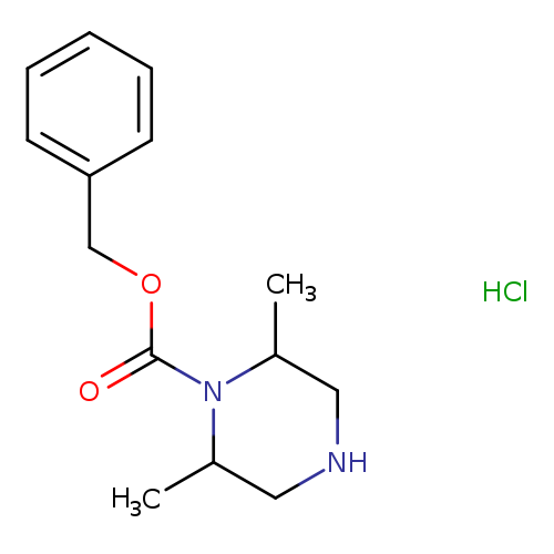 CC1CNCC(N1C(=O)OCc1ccccc1)C.Cl
