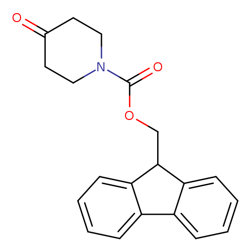 O=C1CCN(CC1)C(=O)OCC1c2ccccc2c2c1cccc2