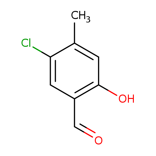 O=Cc1cc(Cl)c(cc1O)C