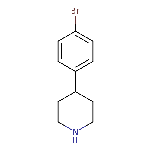 Brc1ccc(cc1)C1CCNCC1