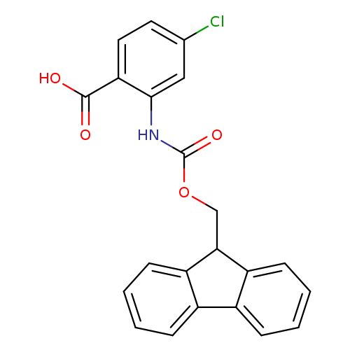 O=C(Nc1cc(Cl)ccc1C(=O)O)OCC1c2ccccc2c2c1cccc2
