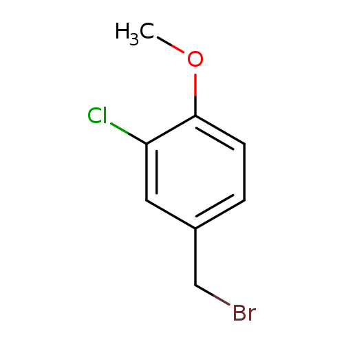 BrCc1ccc(c(c1)Cl)OC