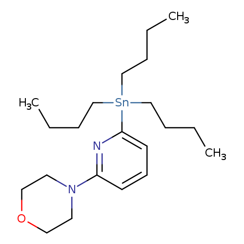 CCCC[Sn](c1cccc(n1)N1CCOCC1)(CCCC)CCCC