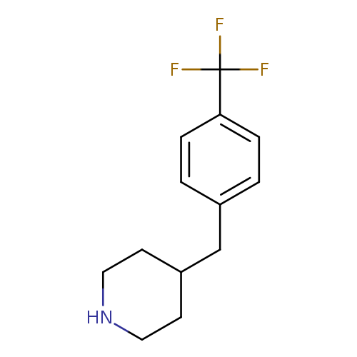 FC(c1ccc(cc1)CC1CCNCC1)(F)F