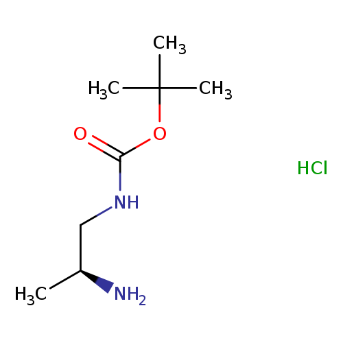 C[C@@H](CNC(=O)OC(C)(C)C)N.Cl