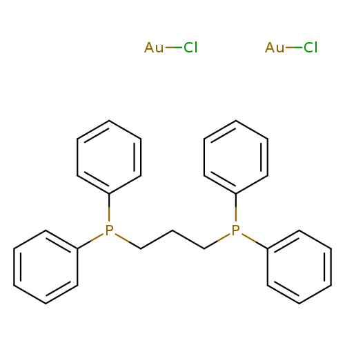 C(CP(c1ccccc1)c1ccccc1)CP(c1ccccc1)c1ccccc1.[Au]Cl.[Au]Cl