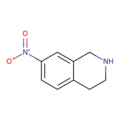 [O-][N+](=O)c1ccc2c(c1)CNCC2