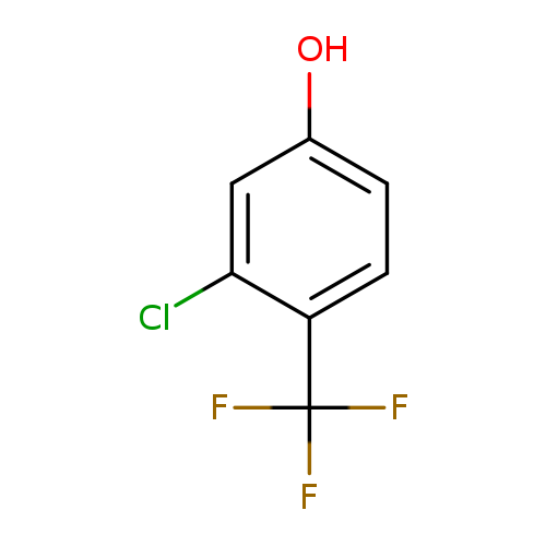 Oc1ccc(c(c1)Cl)C(F)(F)F