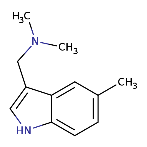 CN(Cc1c[nH]c2c1cc(C)cc2)C