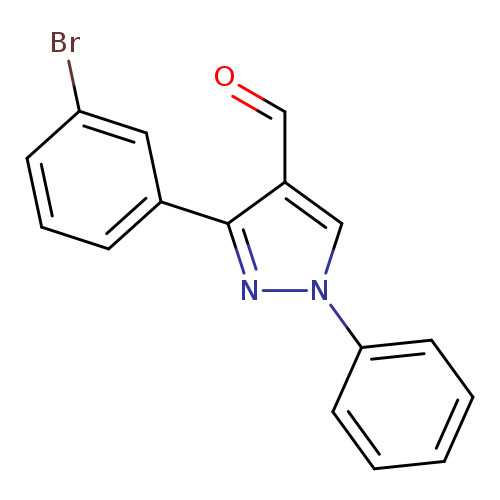 O=Cc1cn(nc1c1cccc(c1)Br)c1ccccc1
