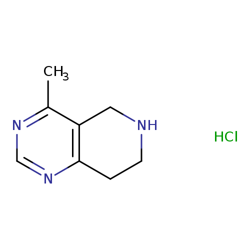 Cc1ncnc2c1CNCC2.Cl