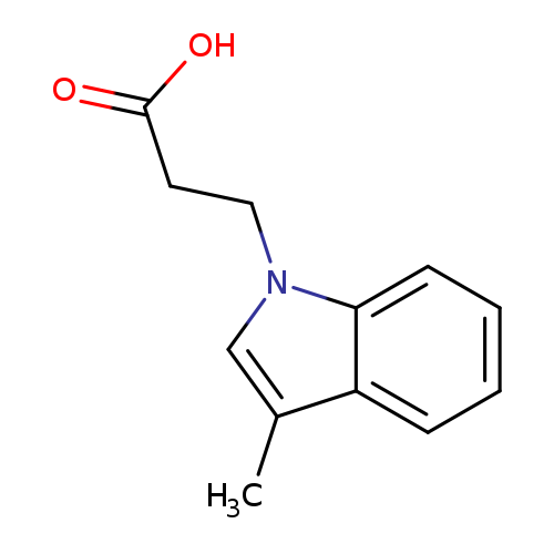 OC(=O)CCn1cc(c2c1cccc2)C