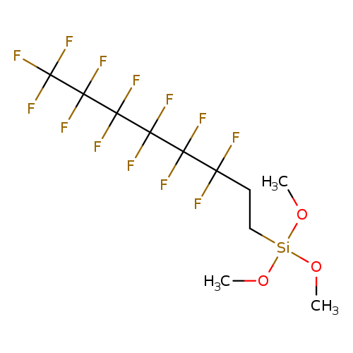 CO[Si](CCC(C(C(C(C(C(F)(F)F)(F)F)(F)F)(F)F)(F)F)(F)F)(OC)OC