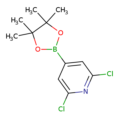 CC1(C)OB(OC1(C)C)c1cc(Cl)nc(c1)Cl