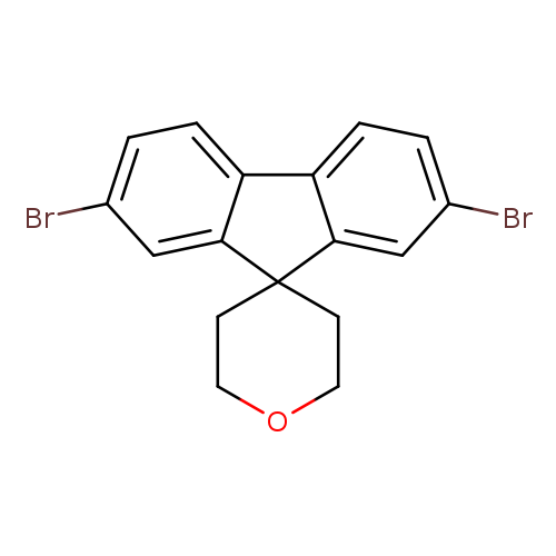 Brc1ccc2c(c1)C1(CCOCC1)c1c2ccc(c1)Br
