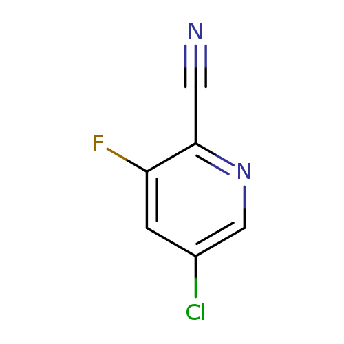 N#Cc1ncc(cc1F)Cl