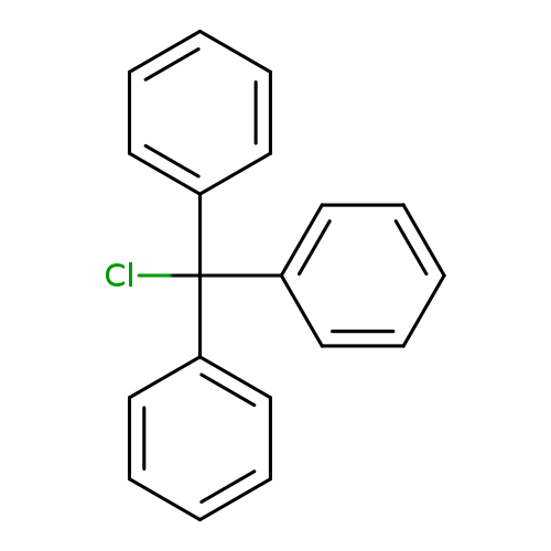 ClC(c1ccccc1)(c1ccccc1)c1ccccc1