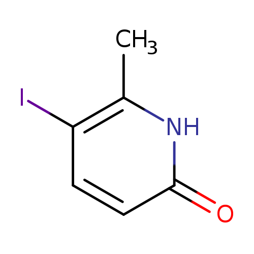 Cc1c(I)ccc(=O)[nH]1