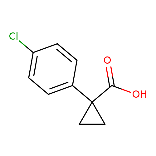 OC(=O)C1(CC1)c1ccc(cc1)Cl