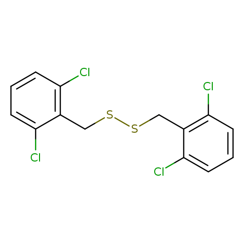 Clc1cccc(c1CSSCc1c(Cl)cccc1Cl)Cl