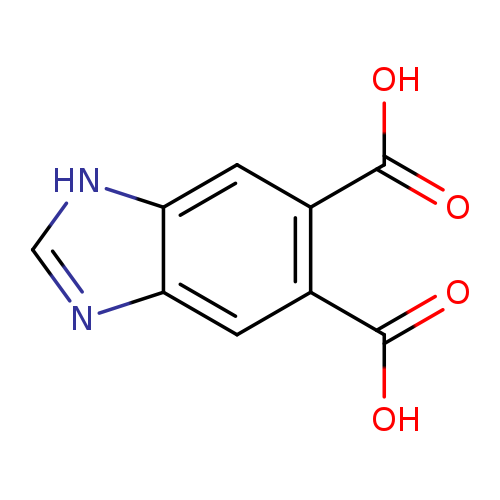 OC(=O)c1cc2[nH]cnc2cc1C(=O)O