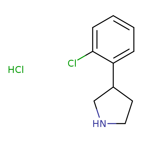Clc1ccccc1C1CNCC1.Cl