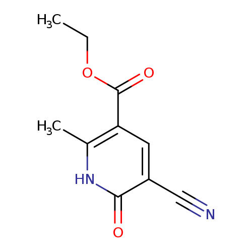 Cc1c(cc(c(=O)[nH]1)C#N)C(=O)OCC