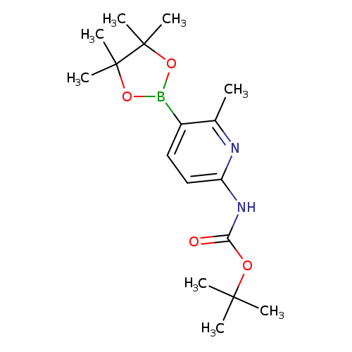 O=C(OC(C)(C)C)Nc1ccc(c(n1)C)B1OC(C(O1)(C)C)(C)C