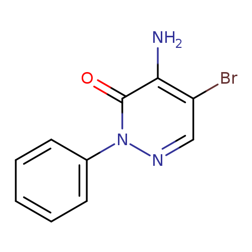 Brc1cnn(c(=O)c1N)c1ccccc1