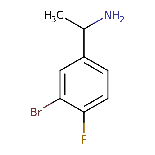 CC(c1ccc(c(c1)Br)F)N