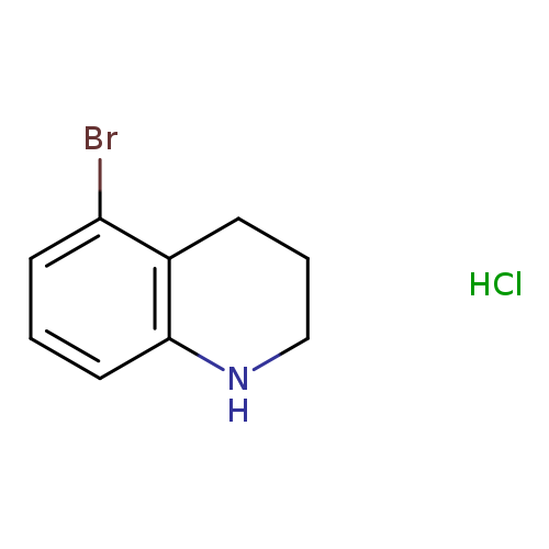 Brc1cccc2c1CCCN2.Cl