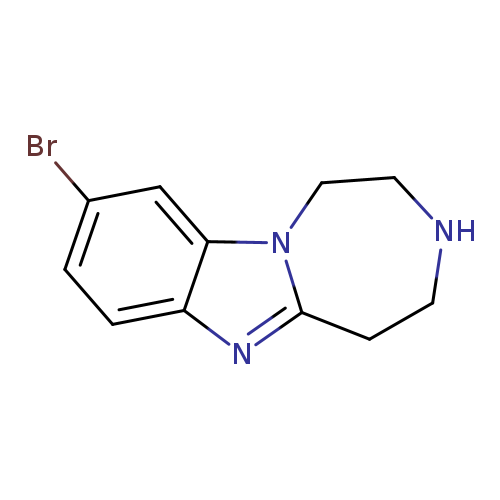 Brc1ccc2c(c1)n1CCNCCc1n2
