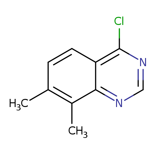 Cc1ccc2c(c1C)ncnc2Cl