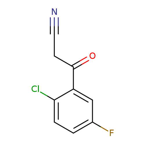 Fc1cc(C(=O)CC#N)c(cc1)Cl