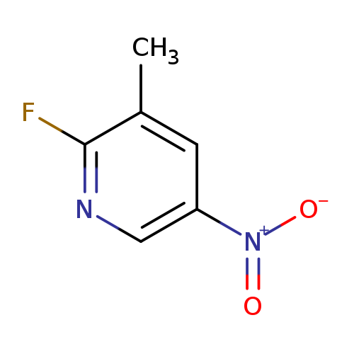 [O-][N+](=O)c1cnc(c(c1)C)F