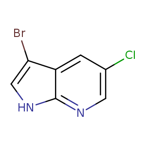 Clc1cnc2c(c1)c(Br)c[nH]2
