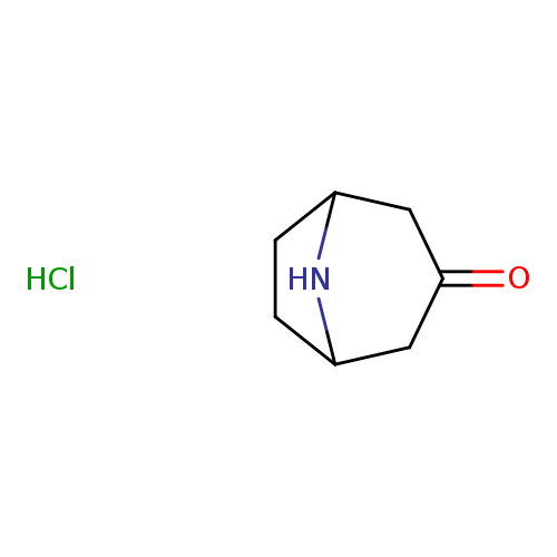 O=C1CC2CCC(C1)N2.Cl